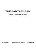 The Fantasy Fan September 1933 / The Fan`s Own Magazine