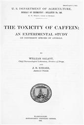 The Toxicity of Caffein / An experimental study on different species of animals