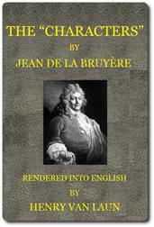 The `Characters` of Jean de La Bruyere