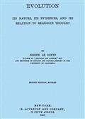 Evolution / Its nature, its evidence, and its relation to religious thought