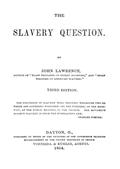 The Slavery Question