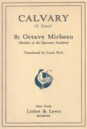 Calvary / A Novel