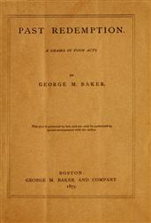 Past Redemption / A Drama in Four Acts