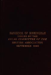Handbook of Birmingham / Prepared for the Members of the British Association, 1886