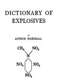 Dictionary of Explosives