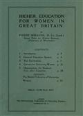 Higher Education for Women in Great Britain