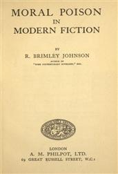 Moral Poison in Modern Fiction