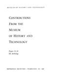 Smithsonian Institution - United States National Museum - Bulletin 249 / Contributions from the Museum of History and Technology / Papers 52-54 on Archeology