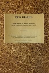 Two diaries From Middle St. John`s, Berkeley, South Carolina, February-May, 1865