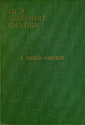 In a Cheshire Garden: Natural History Notes