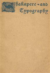 Shakspere&Typography