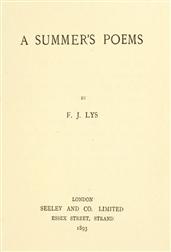 A Summer`s Poems