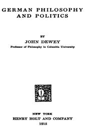 German philosophy and politics