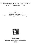German philosophy and politics