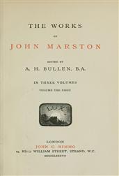 The Works of John Marston / Volume 1