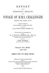 Report on the Radiolaria Collected by H.M.S. Challenger During the Years 1873-1876, First Part: Porulosa (Spumellaria and Acantharia)Report on the Scientific Results of the Voyage of H.M.S. Challenge