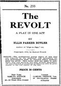 The RevoltA Play In One Act