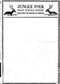 Jungle FolkIndian Natural History Sketches