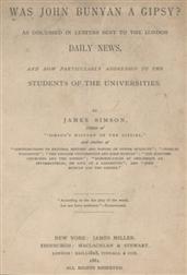 Was John Bunyan a Gipsy?