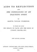 Aids to Reflection / And the Confessions of an Inquiring Spirit