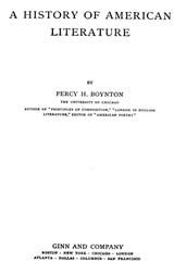 A History of American Literature