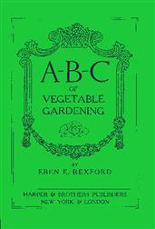 ABC of Vegetable Gardening