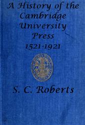 A History of the Cambridge University Press