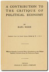 A Contribution to The Critique Of The Political Economy