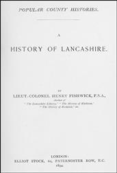 A History of Lancashire