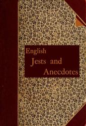English Jests and Anecdotes / Collected from Various Sources