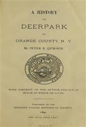 A History of Deerpark in Orange County, N. Y.