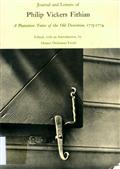 Journal and Letters of Philip Vickers Fithian: A Plantation Tutor of the Old Dominion, 1773-1774.