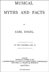 Musical Myths and Facts, Volume 2 (of 2)