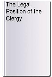 The Legal Position of the Clergy