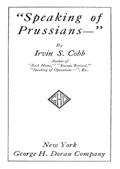 Speaking of Prussians--""