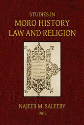 Studies in Moro History, Law, and Religion