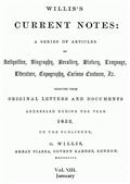 Willis`s Current Notes, No. 13, January 1852