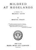 Mildred at Roselands / A Sequel to Mildred Keith
