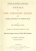 Their Majesties` Servants." Annals of the English Stage (Volume 1 of 3)"