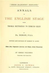Their Majesties` Servants." Annals of the English Stage (Volume 2 of 3)"