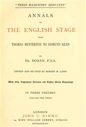 Their Majesties` Servants." Annals of the English Stage (Volume 3 of 3)"
