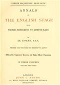 Their Majesties` Servants." Annals of the English Stage (Volume 3 of 3)"