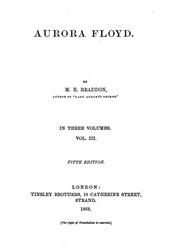 Aurora Floyd, Vol. 3 / Fifth Edition