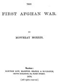The First Afghan War