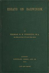 Essays on Darwinism