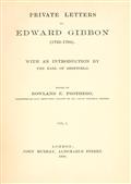 Private Letters of Edward Gibbon (1753-1794)  Volume 1 (of 2)