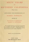 Sixty Years in Southern California 1853-1913Containing the Reminiscences of Harris Newmark