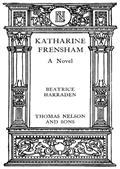Katharine FrenshamA Novel