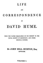 Life and Correspondence of David Hume, Volume I (of 2)