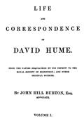 Life and Correspondence of David Hume, Volume I (of 2)